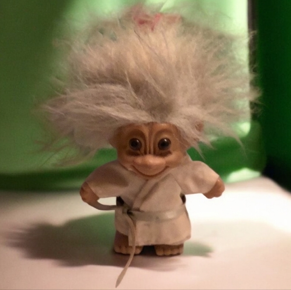 Vintage Thomas DAM TROLL Karate 1977 Troll Doll still looks great today